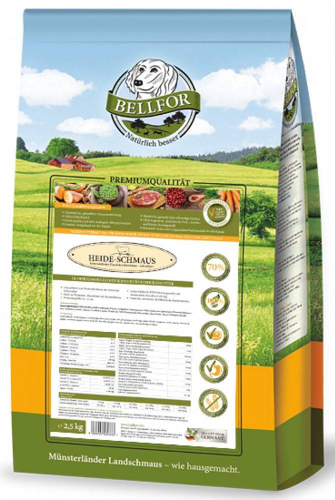 ΤΡΟΦΗ ΣΚΥΛΟΥ BELLFOR ΕΞΩΘΗΣΗΣ ΑΡΝΙ - ΑΓΡΙΟ ΚΟΥΝΕΛΙ 2.5KG BELLFOR