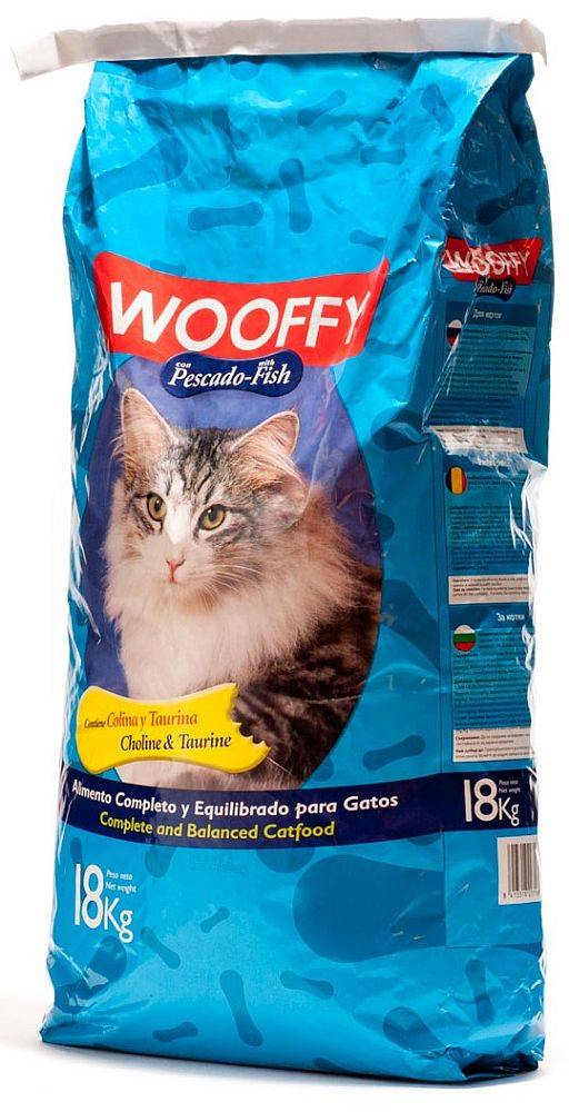 ΤΡΟΦΗ ΓΑΤΑΣ WOOFFY PESCADO 18KG WOOFFY