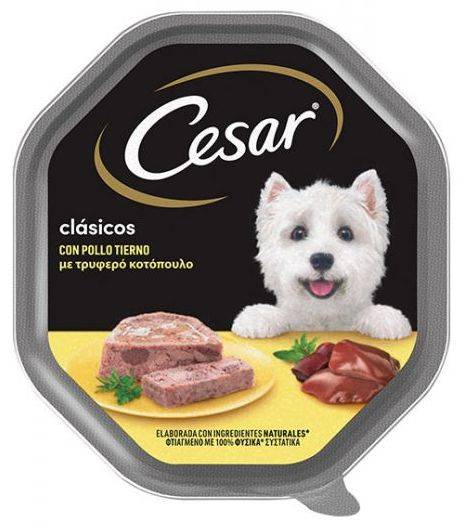 ΚΟΝΣΕΡΒΑ ΣΚΥΛΟΥ CESAR ΜΕ ΚΟΤΟΠΟΥΛΟ 150GR