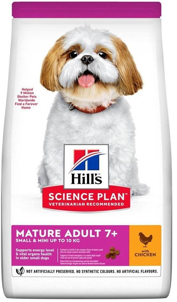 ΤΡΟΦΗ ΣΚΥΛΟΥ HILL'S SP CANINE MATURE ADULT SMALL-MINI BREED 7+ ΚΟΤΟΠΟΥΛΟ 1.5KG HILLS