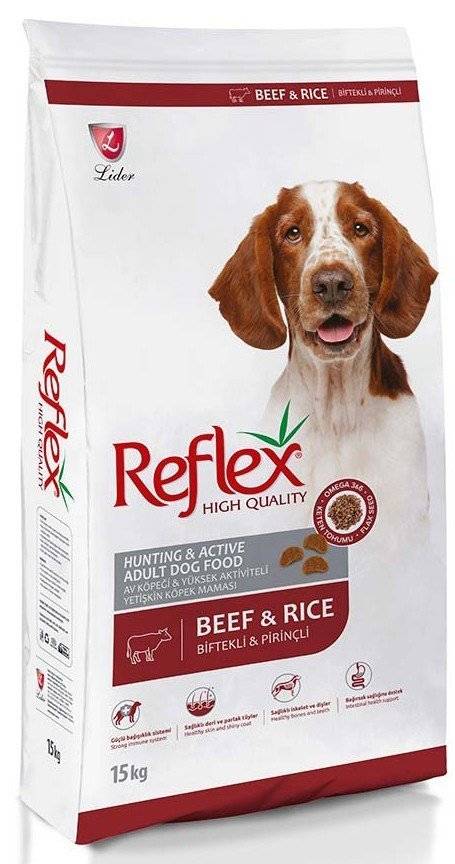 REFLEX ΤΡΟΦΗ REFLEX ADULT HIGH ENERGY ΜΕ ΒΟΔΙΝΟ ΚΑΙ ΡΥΖΙ 15KG