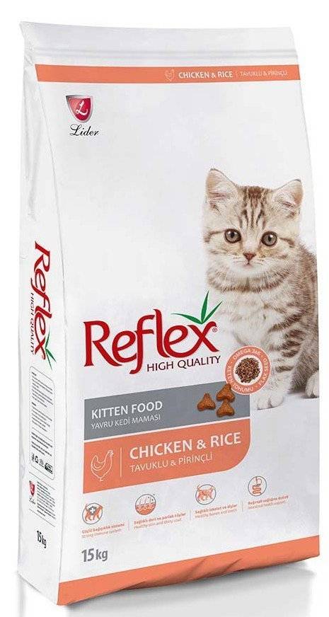 ΤΡΟΦΗ REFLEX KITTEN ΜΕ ΚΟΤΟΠΟΥΛΟ 15KG REFLEX