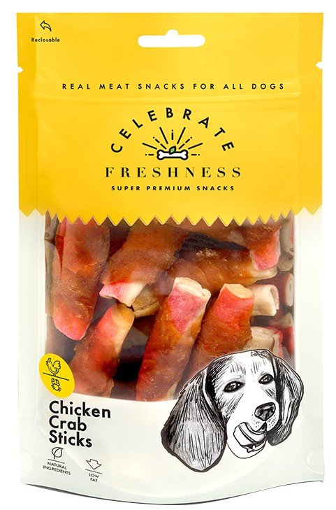 CELEBRATE FRESHNESS SNACK CELEBRATE FRESHNESS CHICKEN CRAB STICKS 100GR