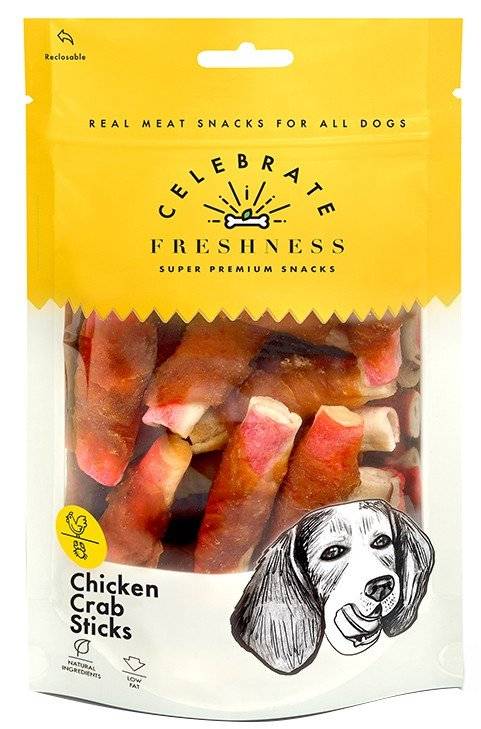 SNACK CELEBRATE FRESHNESS CHICKEN CRAB STICKS 100GR CELEBRATE FRESHNESS