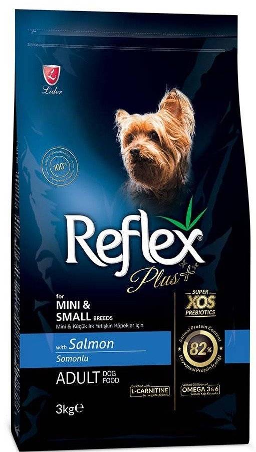 ΤΡΟΦΗ REFLEX PLUS MINI/SMALL BREEDS ADULT ΣΟΛΩΜΟ 3KG