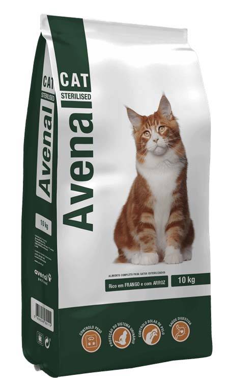 ΤΡΟΦΗ AVENAL CAT STERILIZED 10KG AVENAL