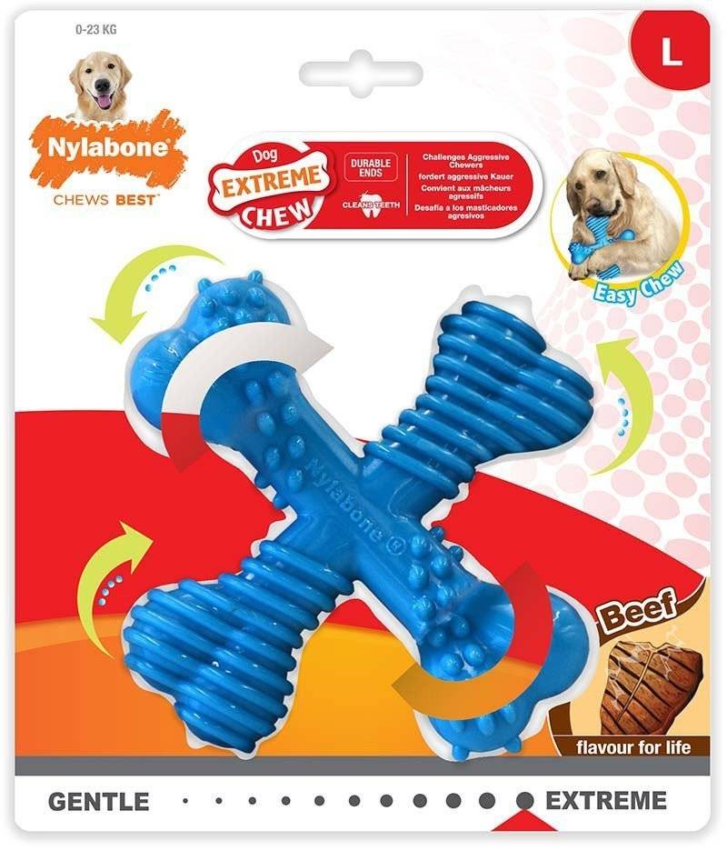 NYLABONE NYLABONE DURA CHEW X BONE BEEF L