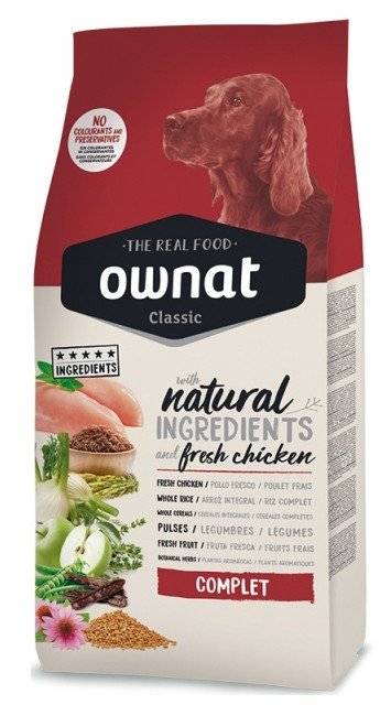 OWNAT ΤΡΟΦΗ ΣΚΥΛΟΥ OWNAT CLASSIC COMPLET ΚΟΤΟΠΟΥΛΟ 20KG