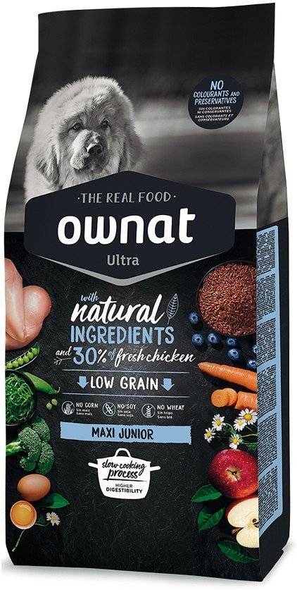ΤΡΟΦΗ ΣΚΥΛΟΥ OWNAT ULTRA MAXI JUNIOR 3KG OWNAT