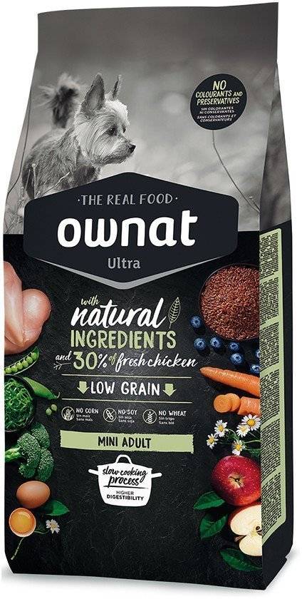 ΤΡΟΦΗ ΣΚΥΛΟΥ OWNAT ULTRA MINI ADULT 1KG OWNAT