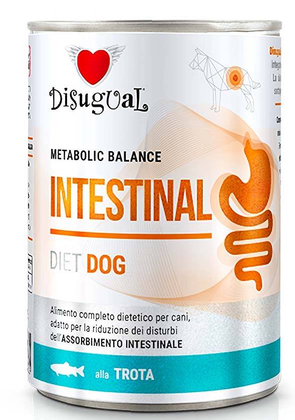 ΚΟΝΣΕΡΒΑ ΣΚΥΛΟΥ DISUGUAL METABOLIC BALANCE INTESTINAL ΜΕ ΠΕΣΤΡΟΦΑ 400GR DISUGUAL