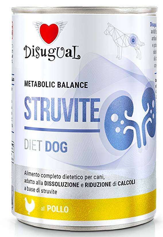 DISUGUAL ΚΟΝΣΕΡΒΑ ΣΚΥΛΟΥ DISUGUAL METABOLIC BALANCE STRUVITE ΜΕ ΚΟΤΟΠΟΥΛΟ 400GR