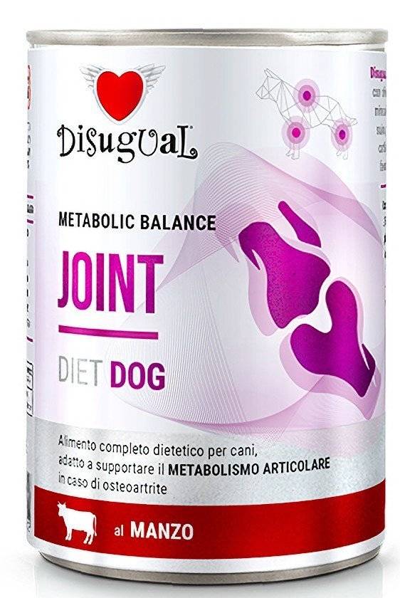 DISUGUAL ΚΟΝΣΕΡΒΑ ΣΚΥΛΟΥ DISUGUAL METABOLIC BALANCE JOINT ΜΕ ΒΟΔΙΝΟ 400GR