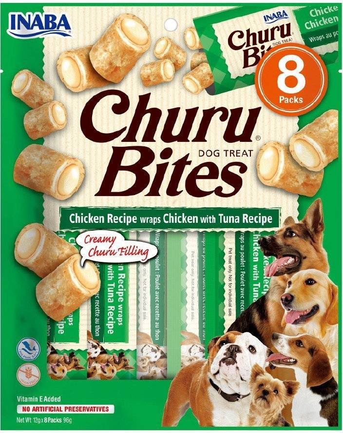 ΛΙΧΟΥΔΙΕΣ CHURU DOG BITES ΚΟΤΟΠΟΥΛΟ - ΤΟΝΟΣ 96GR INABA