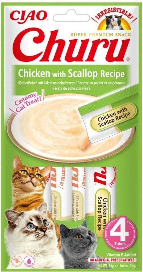 INABA ΛΙΧΟΥΔΙΕΣ CHURU CAT ΚΟΤΟΠΟΥΛΟ - ΧΤΕΝΙΑ 56GR