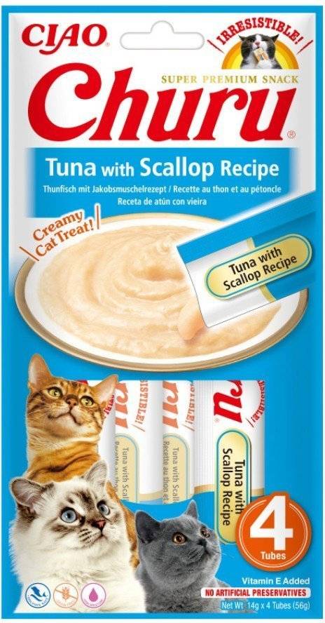 ΛΙΧΟΥΔΙΕΣ CHURU CAT ΤΟΝΟΣ - ΧΤΕΝΙΑ 56GR INABA