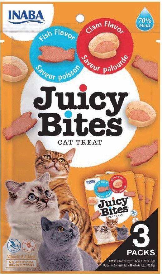 ΛΙΧΟΥΔΙΕΣ CHURU CAT JUICY BITES ΨΑΡΙ - ΑΧΙΒΑΔΑ 33,9GR