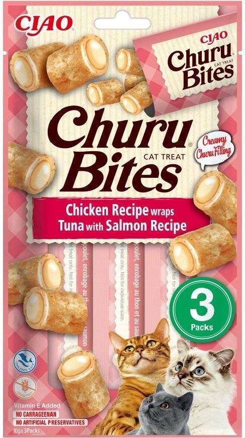 INABA ΛΙΧΟΥΔΙΕΣ CHURU CAT BITES ΚΟΤΟΠΟΥΛΟ ΤΟΝΟΣ - ΣΟΛΟΜΟΣ 30GR