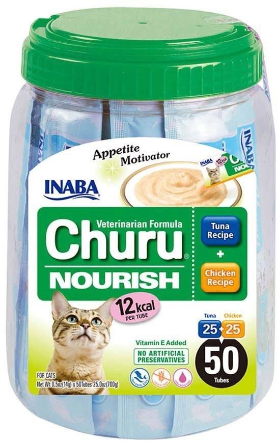 ΛΙΧΟΥΔΙΕΣ CHURU CAT NOURISH ΤΟΝΟΣ - ΚΟΤΟΠΟΥΛΟ 14GR INABA