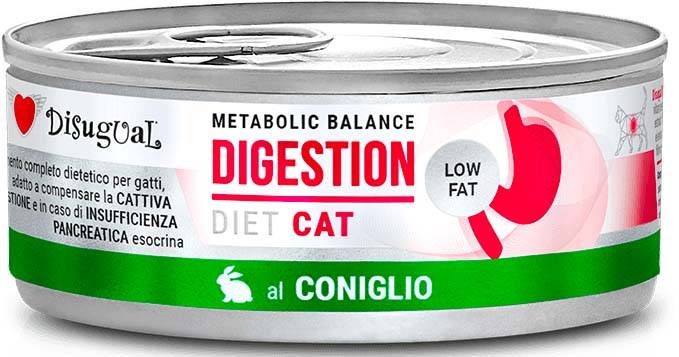 ΚΟΝΣΕΡΒΑ ΓΑΤΑΣ DISUGUAL METABOLIC BALANCE DIGESTION ΜΕ ΚΟΥΝΕΛΙ 85GR DISUGUAL