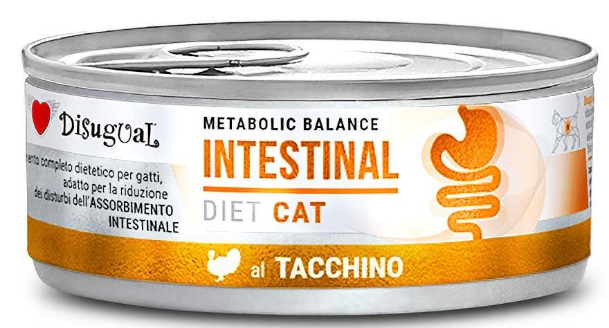 DISUGUAL ΚΟΝΣΕΡΒΑ ΓΑΤΑΣ DISUGUAL METABOLIC BALANCE INTESTINAL ΜΕ ΓΑΛΟΠΟΥΛΑ 85GR
