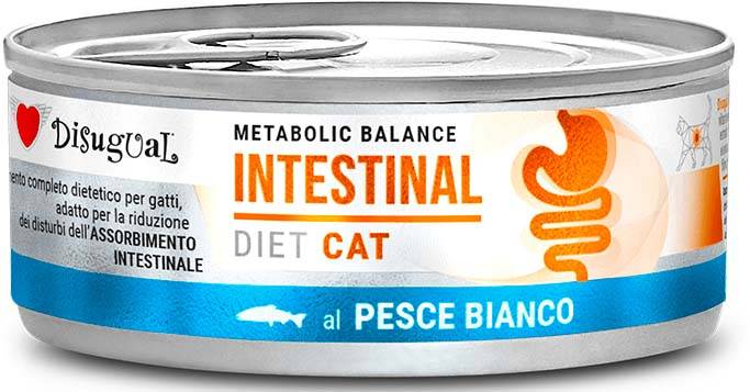 DISUGUAL ΚΟΝΣΕΡΒΑ ΓΑΤΑΣ DISUGUAL METABOLIC BALANCE INTESTINAL ΜΕ ΨΑΡΙ 85GR