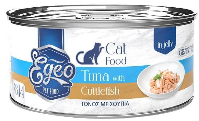 EGEO ΚΟΝΣΕΡΒΑ ΓΑΤΑΣ EGEO ΤΟΝΟΣ ΜΕ ΣΟΥΠΙΑ ΣΕ ΖΕΛΕ 85GR