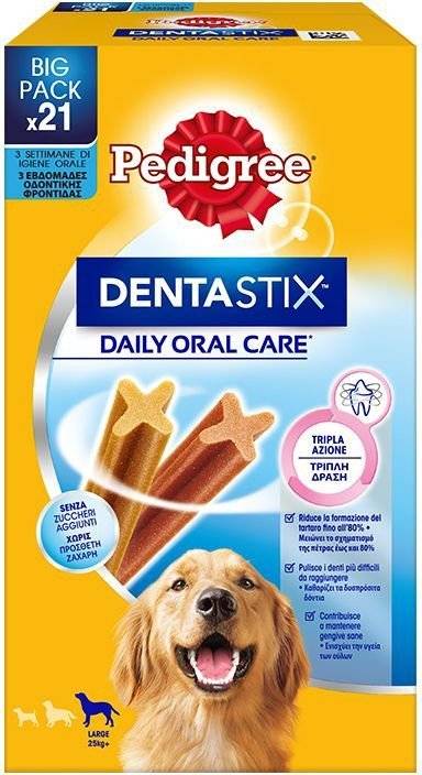 ΟΔΟΝΤΙΚΑ STICKS PEDIGREE DENTASTIX LARGE 21ΤΜΧ PEDIGREE