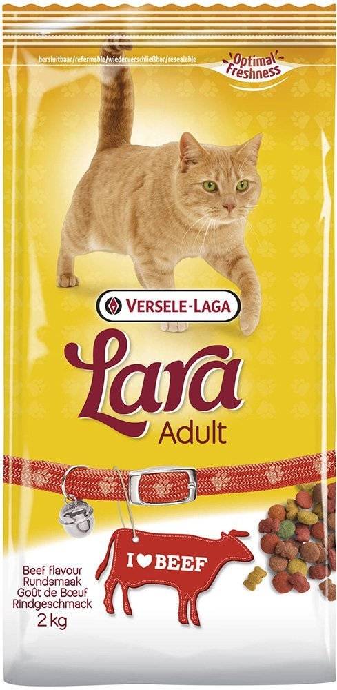 ΤΡΟΦΗ ΓΑΤΑΣ LARA ADULT ΒΟΔΙΝΟ 2KG