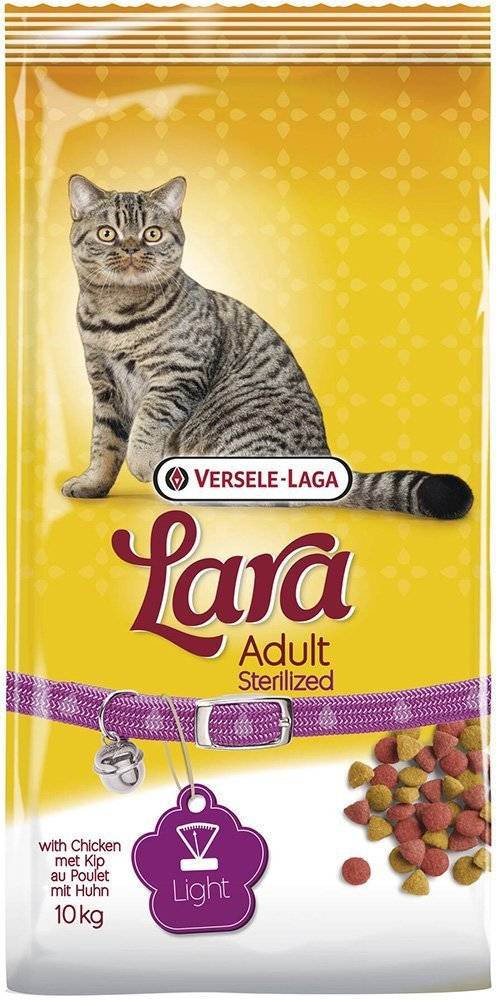 ΤΡΟΦΗ ΓΑΤΑΣ LARA ADULT STERILISED ΚΟΤΟΠΟΥΛΟ 10KG