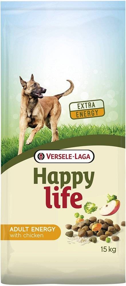 ΤΡΟΦΗ ΣΚΥΛΟΥ HAPPY LIFE ADULT ENERGY ΚΟΤΟΠΟΥΛΟ 15KG