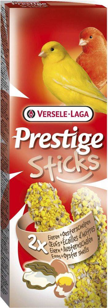 PRESTIGE STICKS ΓΙΑ ΚΑΝΑΡΙΝΙΑ PRESTIGE EGGS - OYSTER SHELLS 2TMX 60GR