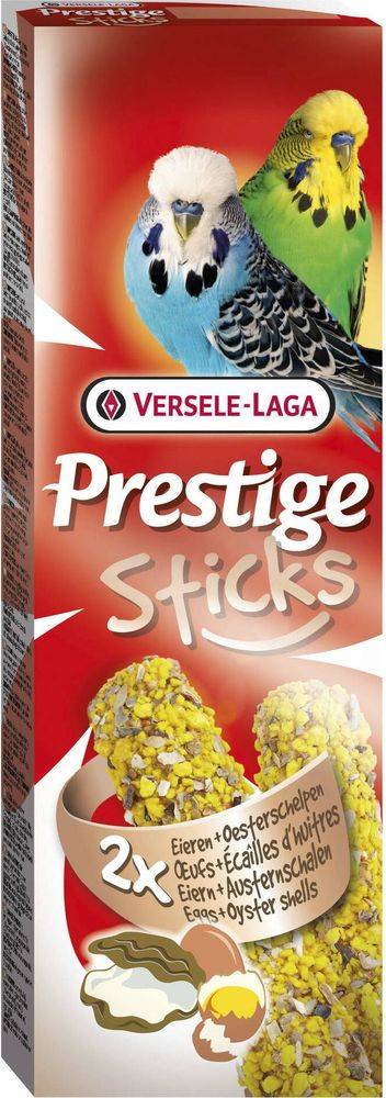 PRESTIGE STICKS ΓΙΑ BUDGIES PRESTIGE EGGS - OYSTER SHELLS 2TMX 60GR