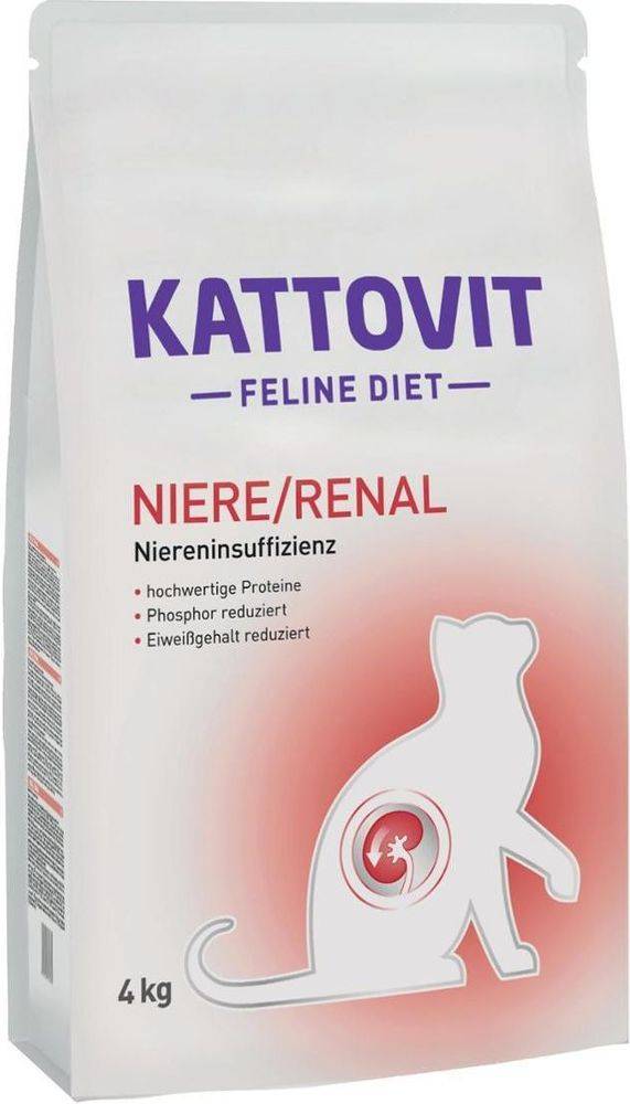 ΤΡΟΦΗ ΓΑΤΑΣ KATTOVIT RENAL 4KG KATTOVIT
