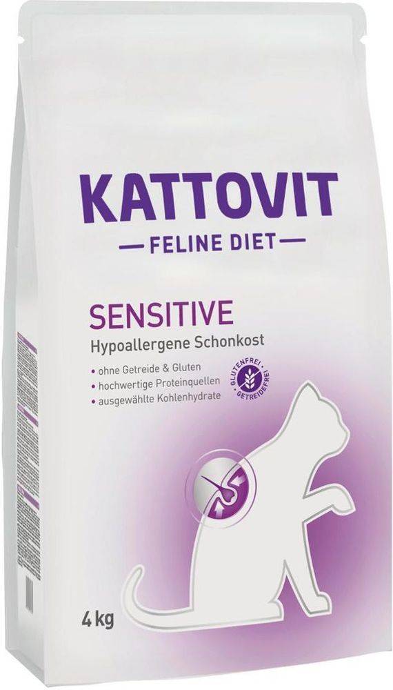 ΤΡΟΦΗ ΓΑΤΑΣ KATTOVIT SENSITIVE 4KG KATTOVIT
