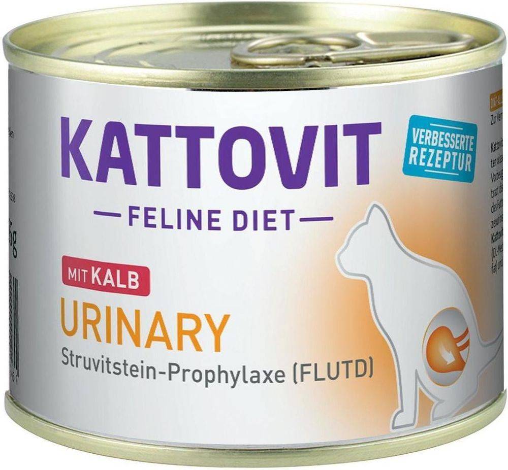 ΚΟΝΣΕΡΒΑ ΓΑΤΑΣ KATTOVIT URINARY ΜΟΣΧΑΡΙ 185GR KATTOVIT