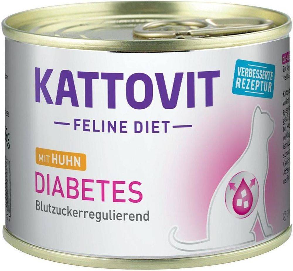 ΚΟΝΣΕΡΒΑ ΓΑΤΑΣ KATTOVIT DIABETES ΚΟΤΟΠΟΥΛΟ 185GR