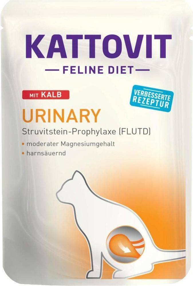 ΦΑΚΕΛΑΚΙ ΓΑΤΑΣ KATTOVIT URINARY ΜΟΣΧΑΡΙ 85GR