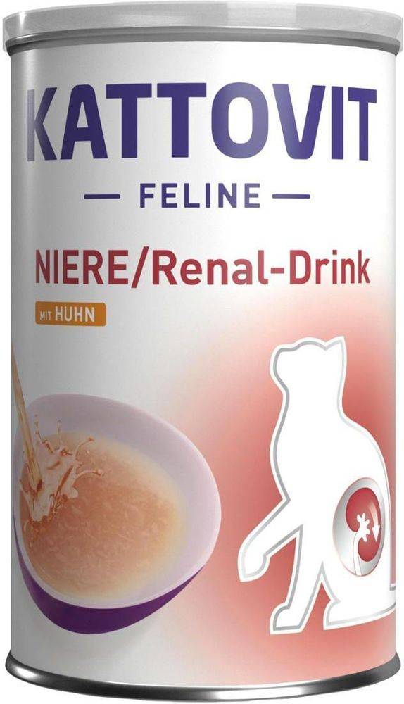 ΡΟΦΗΜΑ ΓΑΤΑΣ KATTOVIT RENAL DRINK ΚΟΤΟΠΟΥΛΟ 135ML KATTOVIT