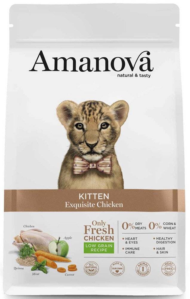 ΤΡΟΦΗ ΓΑΤΑΣ AMANOVA KITTEN EXQUISITE ΚΟΤΟΠΟΥΛΟ 4KG AMANOVA