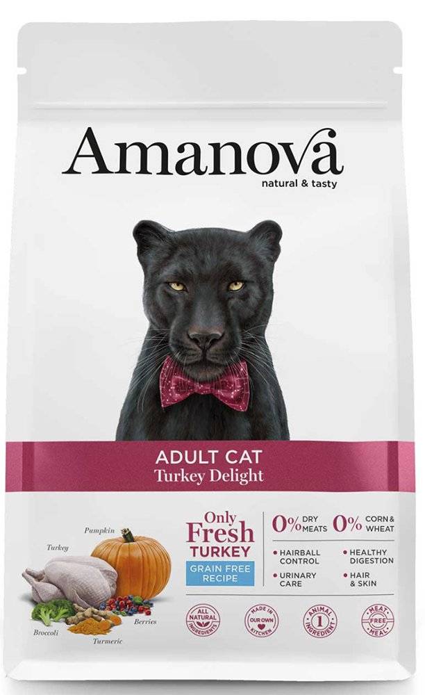 ΤΡΟΦΗ ΓΑΤΑΣ AMANOVA ADULT DELIGHT ΓΑΛΟΠΟΥΛΑ 1.5KG AMANOVA