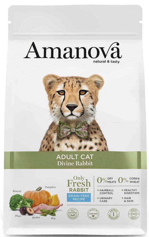 ΤΡΟΦΗ ΓΑΤΑΣ AMANOVA ADULT DIVINE ΚΟΥΝΕΛΙ 1.5KG