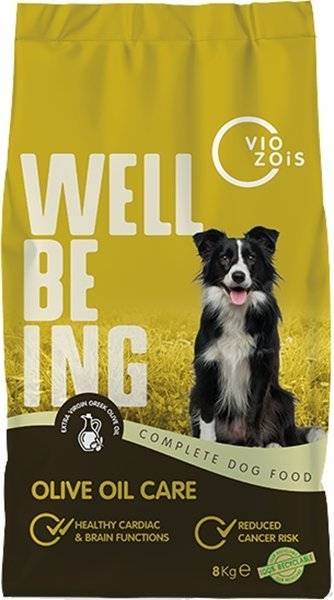 ΤΡΟΦΗ ΣΚΥΛΟΥ VIOZOIS WELL-BEING OLIVE OIL CARE ΚΟΤΟΠΟΥΛΟ 8KG VIOZOIS