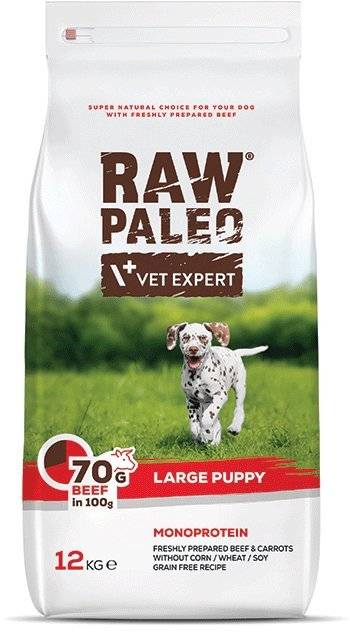 ΤΡΟΦΗ ΣΚΥΛΟΥ RAW PALEO PUPPY LARGE ΒΟΔΙΝΟ 12KG