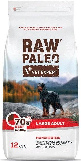 ΤΡΟΦΗ ΣΚΥΛΟΥ RAW PALEO ADULT LARGE ΒΟΔΙΝΟ 12KG