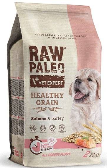 RAW PALEO ΤΡΟΦΗ ΣΚΥΛΟΥ RAW PALEO HEALTHY GRAIN PUPPY ΣΟΛΟΜΟΣ 2KG