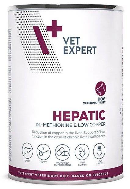 ΚΟΝΣΕΡΒΑ ΣΚΥΛΟΥ VET EXPERT HEPATIC ΚΟΤΟΠΟΥΛΟ 400GR VET EXPERT