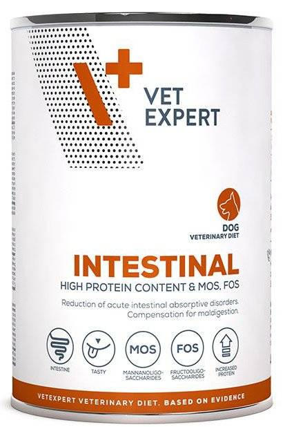 ΚΟΝΣΕΡΒΑ ΣΚΥΛΟΥ VET EXPERT INTESTINAL ΑΡΝΙ 400GR