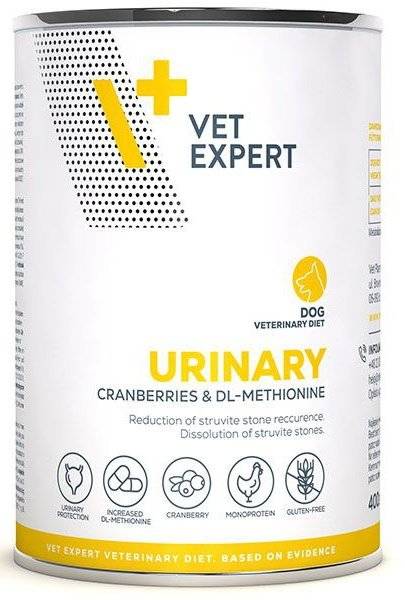 ΚΟΝΣΕΡΒΑ ΣΚΥΛΟΥ VET EXPERT URINARY ΚΟΤΟΠΟΥΛΟ 400GR