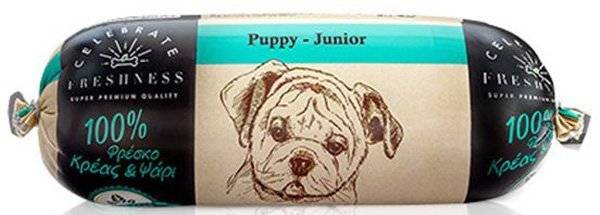 ΣΑΛΑΜΙ CELEBRATE FRESHNESS PUPPY JUNIOR ΜΕΑΤ - FISH 400GR CELEBRATE FRESHNESS